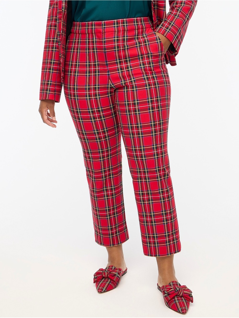 NWT! Tartan Red Plaid Pants
